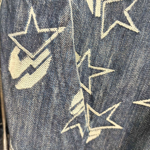 サンタスティック SANTASTIC S.STAR DENIM ZIP HOODIE Sスター デニム ジップ フーディー メンズ JPN:L